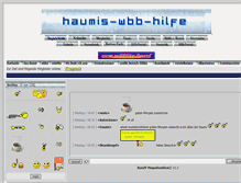 Tablet Screenshot of haumis-wbb-hilfe.de